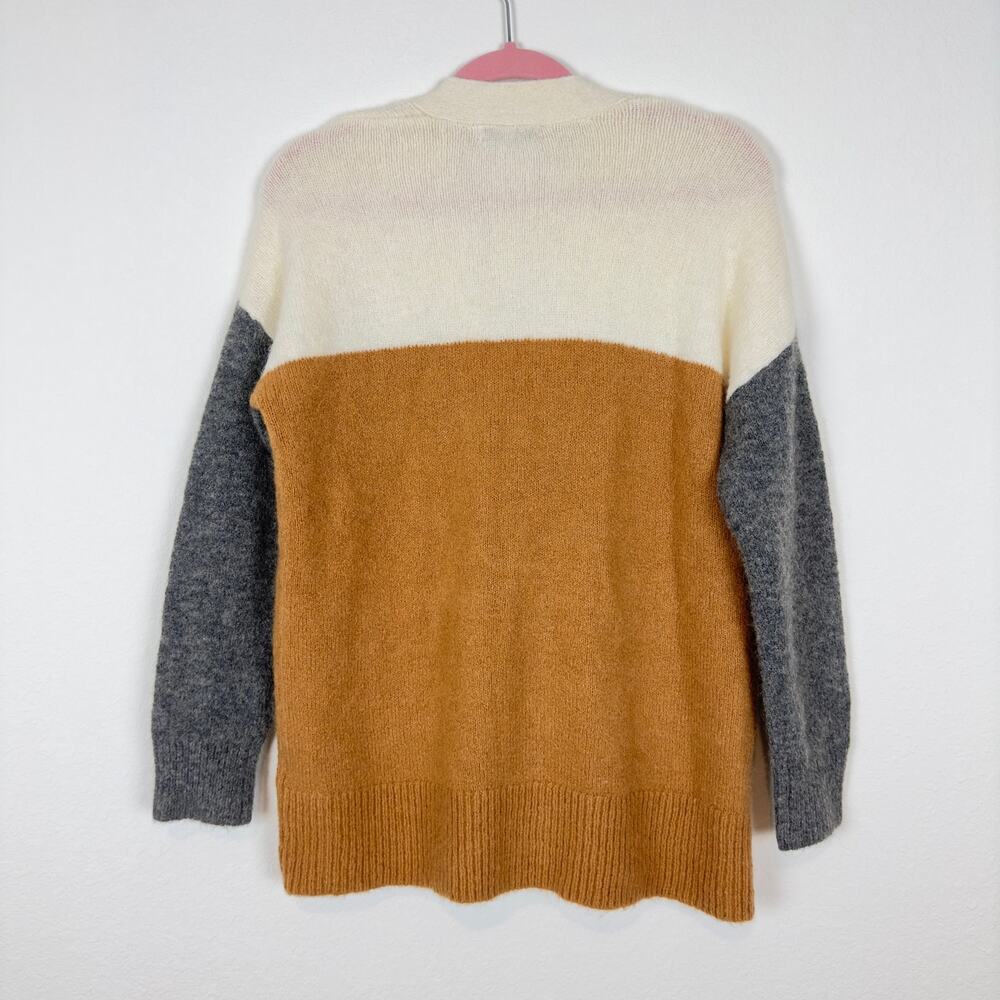 NWT Madewell Allston Double-Button‎ Cardigan Sweater in Colorblock Size XS - Picture 4 of 7